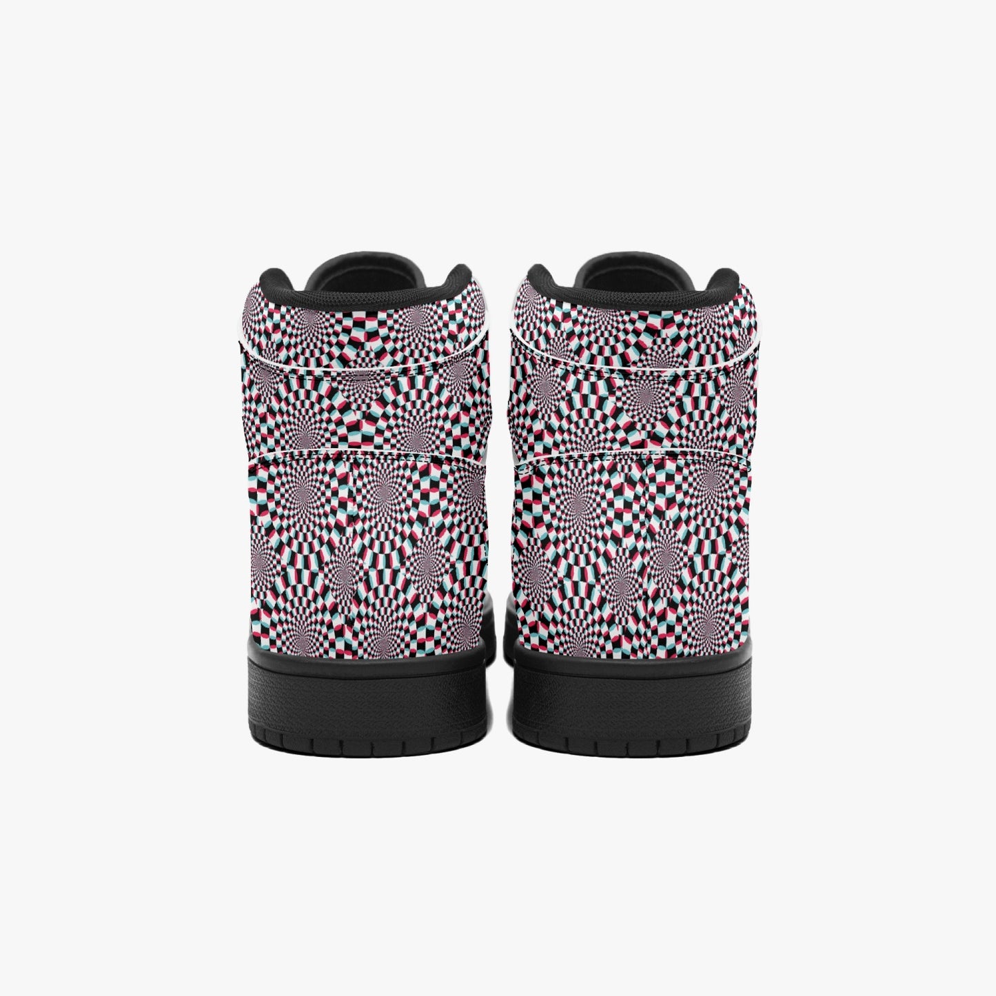 Psychedelic Optical Illusion   |   Takai High Top Sneakers