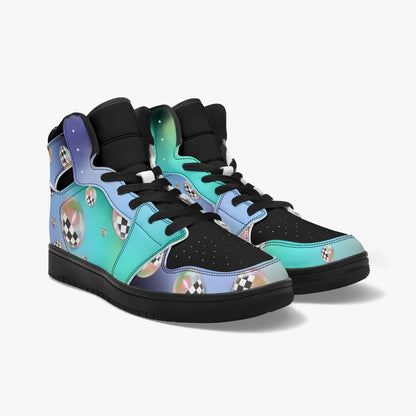 Infinite You (Surreal, Psychedelic Art)   | Takai High Top Leather Sneakers