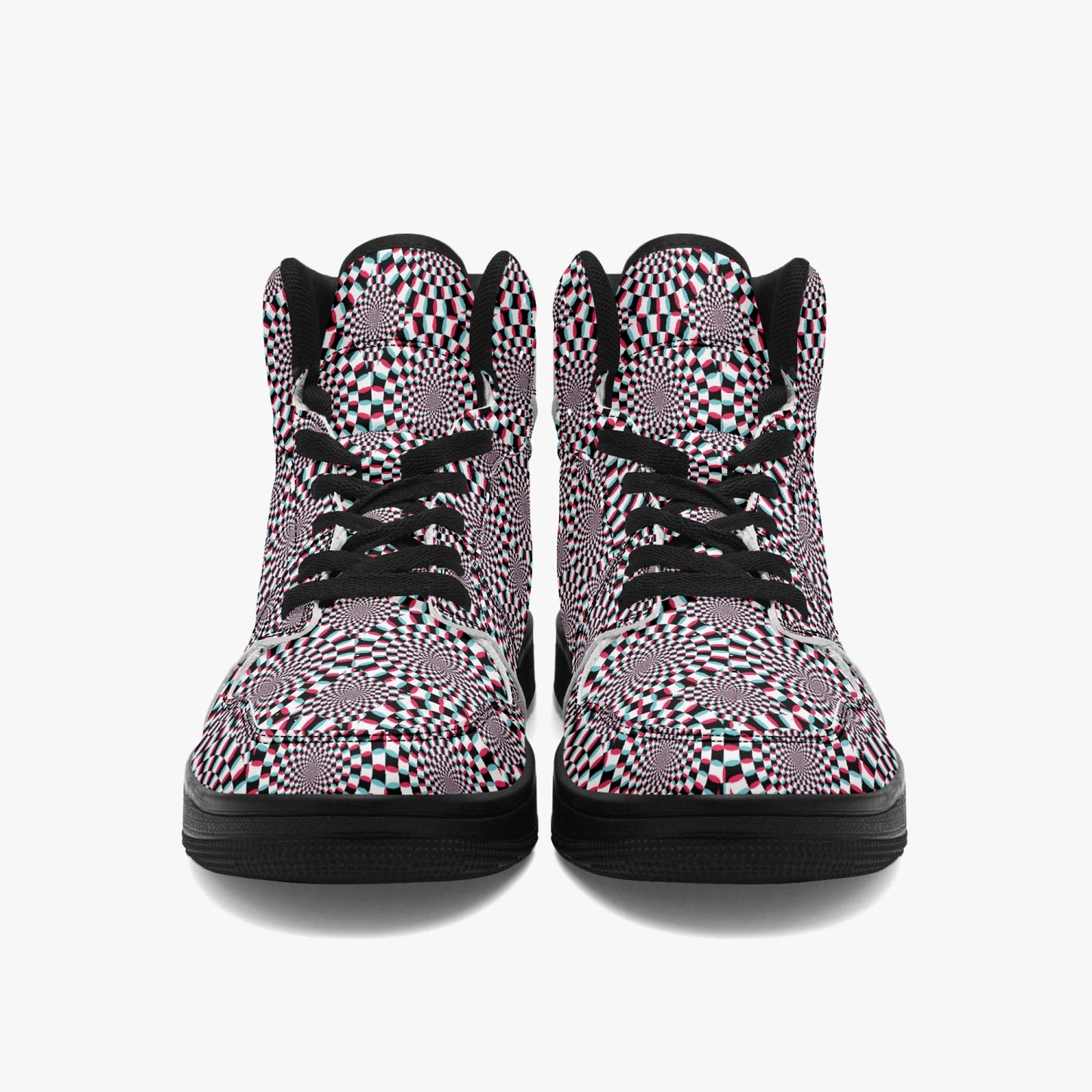 Psychedelic Optical Illusion   |   Takai High Top Sneakers