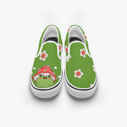 Froggy Fresh   |   Slip-On Canvas Shoes