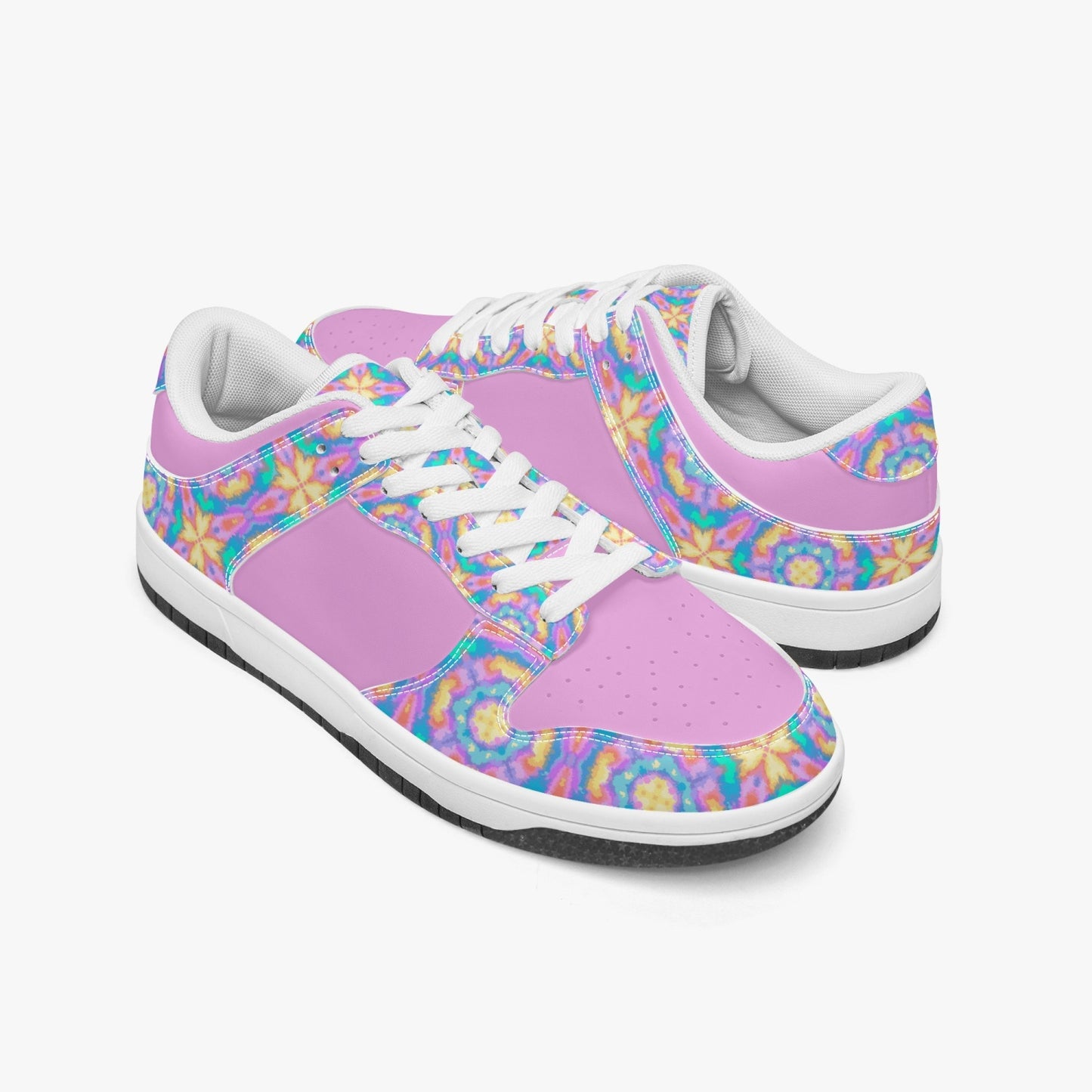 Psychedelic Kaleidoscope   |   Kawa Low Top Leather Sneakers