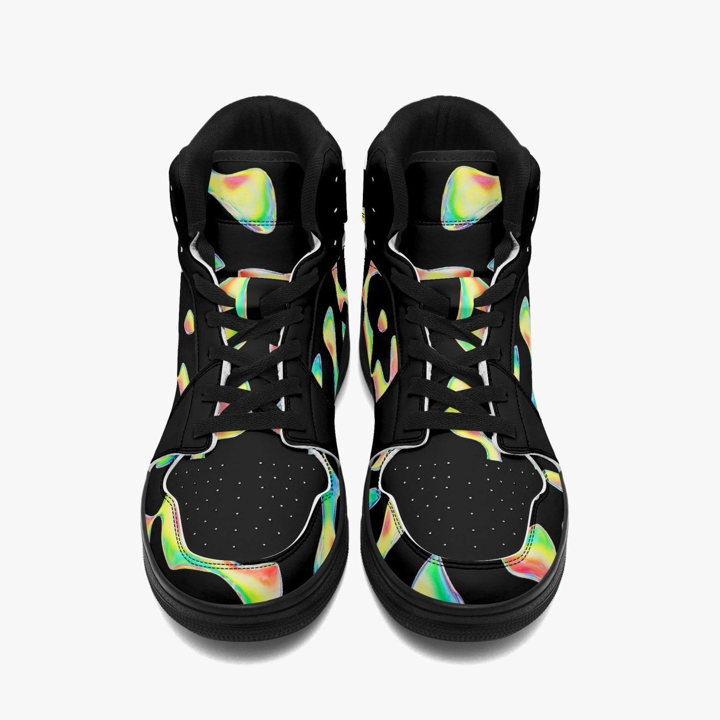 Rainbow Lava Drops  |   Takai High Top Sneakers