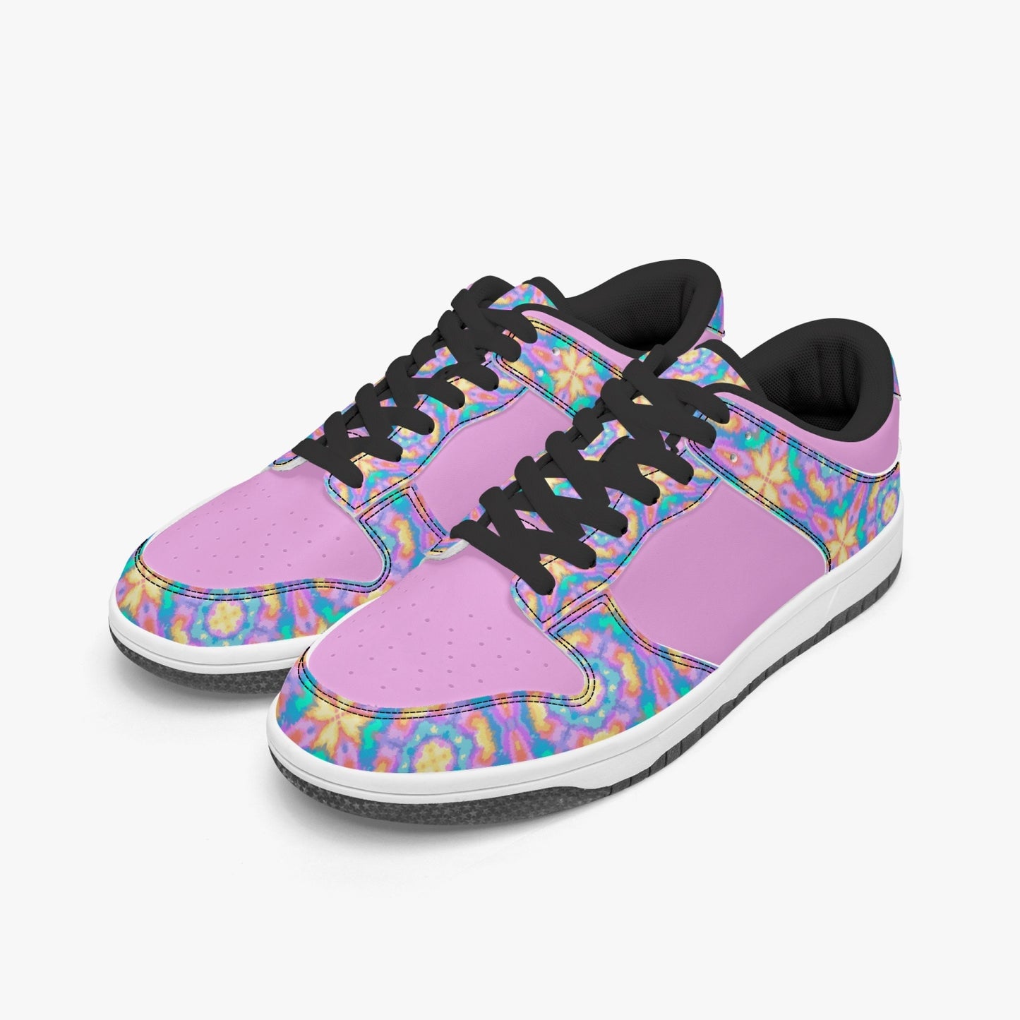 Psychedelic Kaleidoscope   |   Kawa Low Top Leather Sneakers