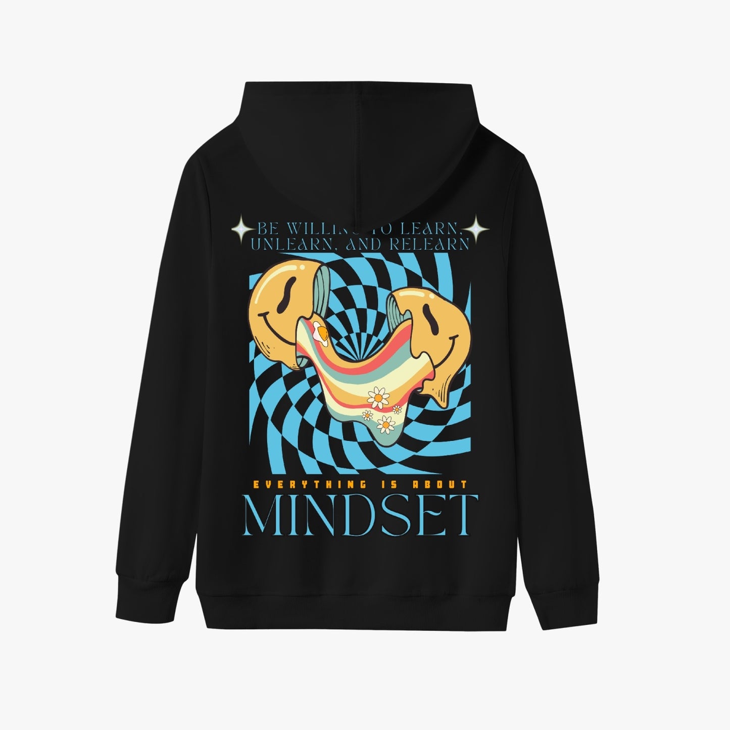 Be Willing to Learn, Unlearn, & Relearn Everything is About Mindset   |   Unisex Adult Pullover Hoodie