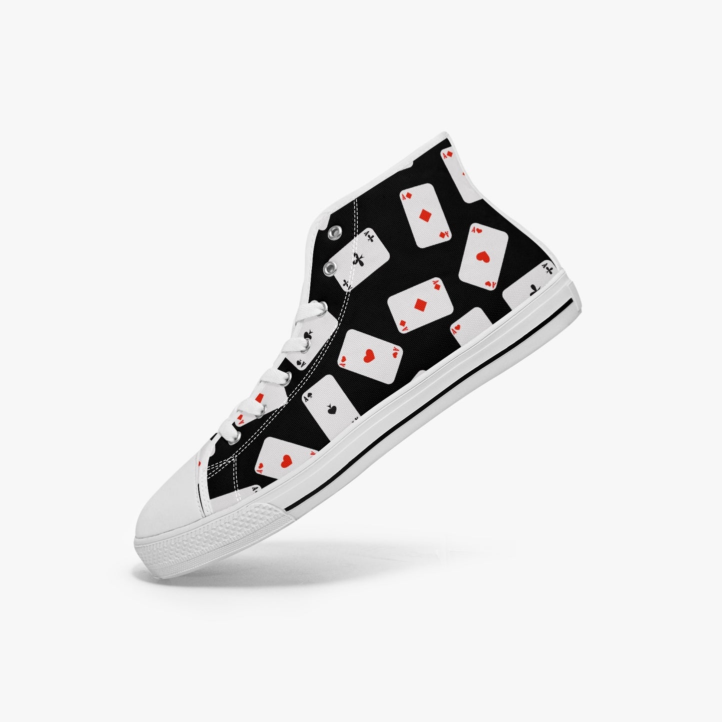 Playing Cards   |   High-Top Canvas Shoes