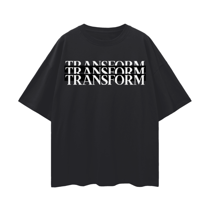 Transform & Transcend   |   Oversize Deep Drop Shoulder T-Shirt