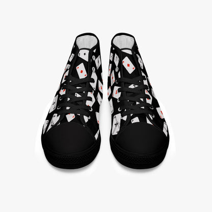 Playing Cards   |   High-Top Canvas Shoes