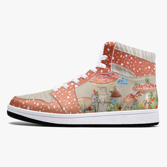 Amanita Muscaria    |   Takai High-Top Leather Sneakers