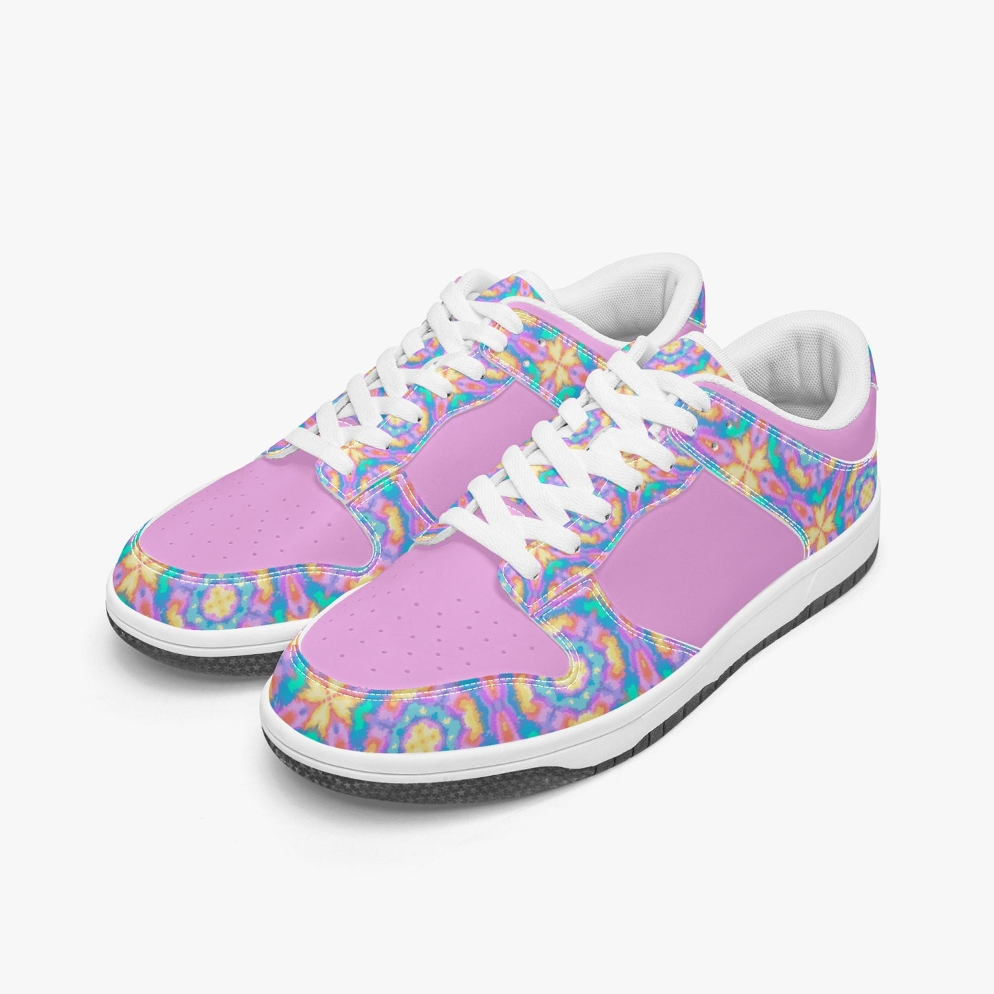 Psychedelic Kaleidoscope   |   Kawa Low Top Leather Sneakers