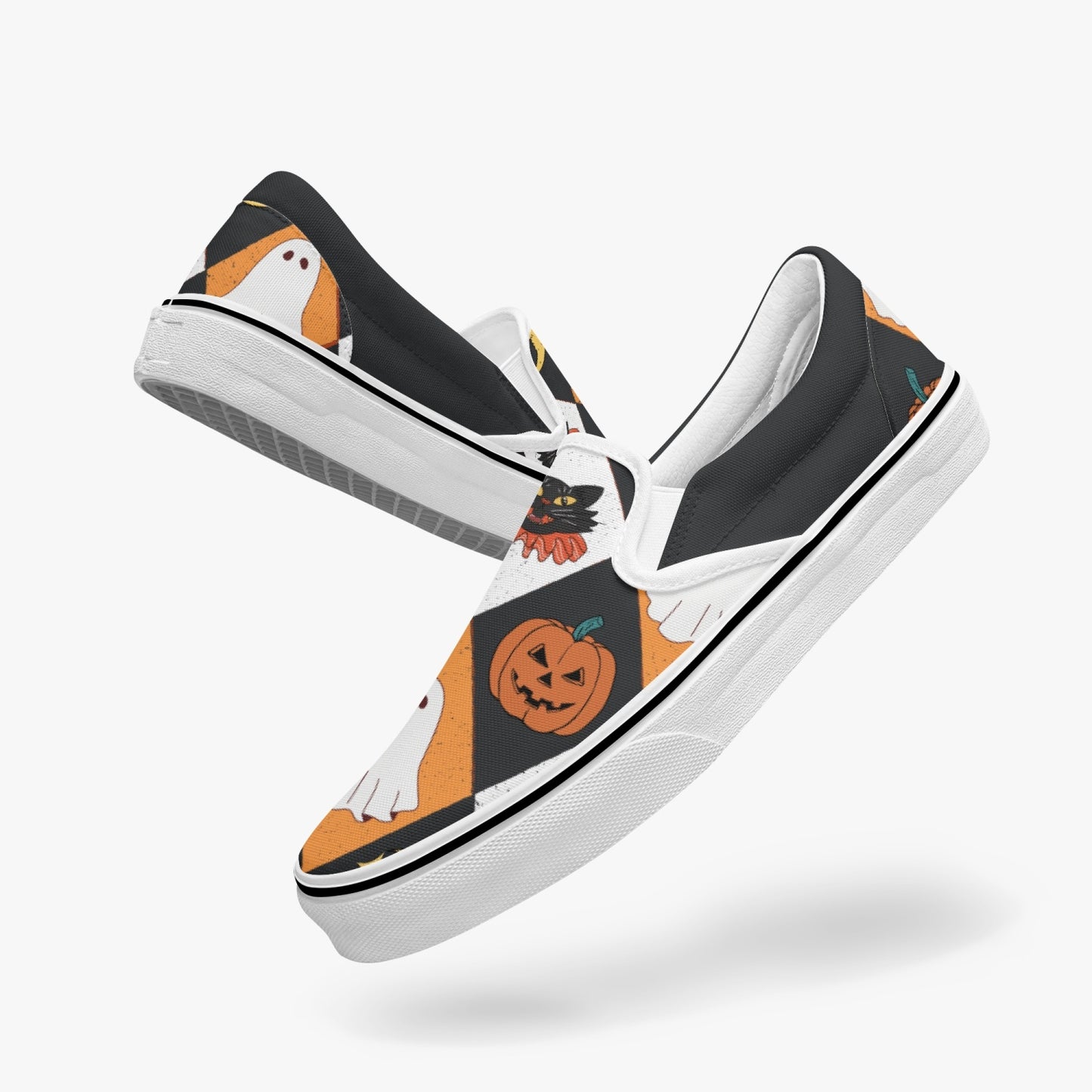 Vintage Halloween Sweater   |    Slip-On Shoes