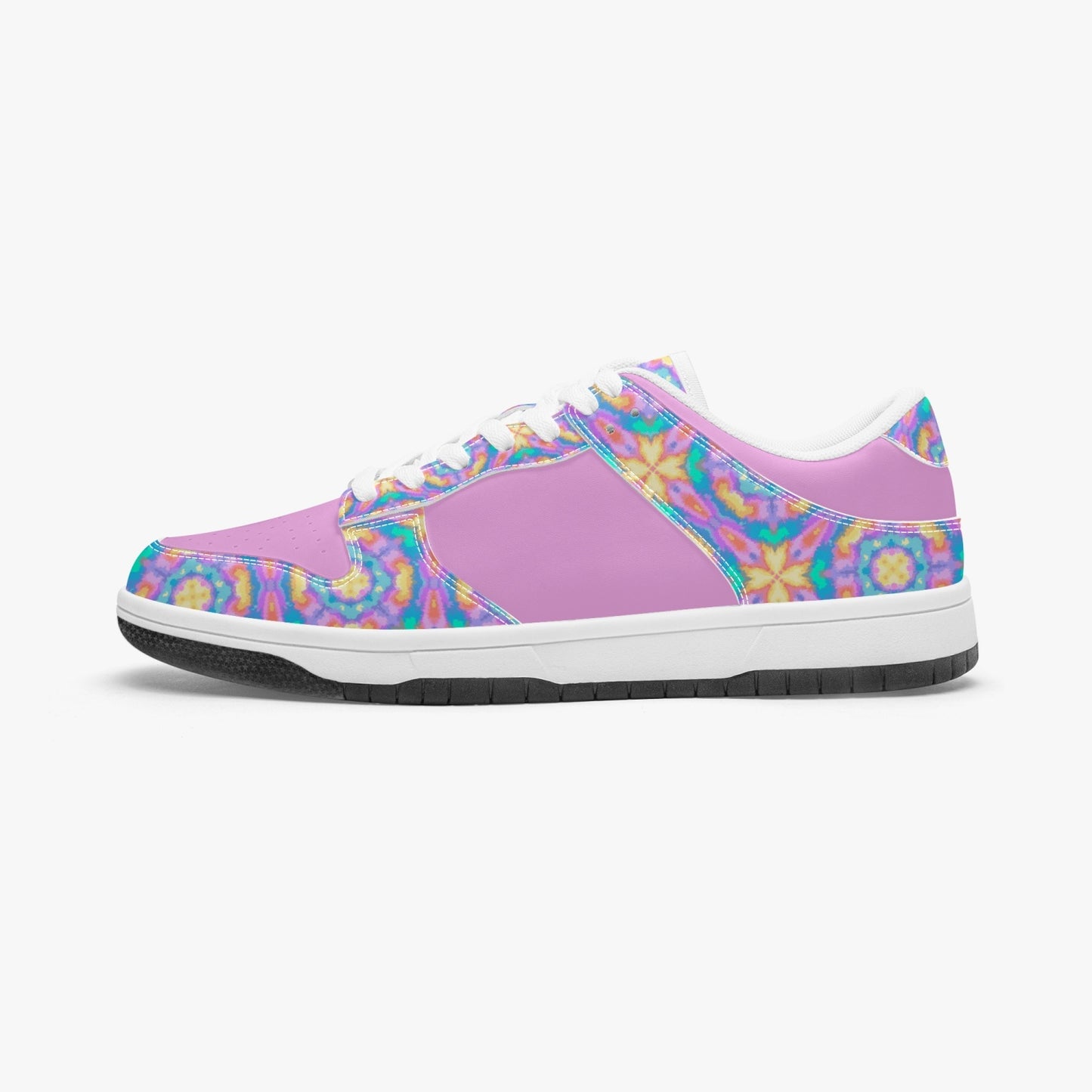 Psychedelic Kaleidoscope   |   Kawa Low Top Leather Sneakers