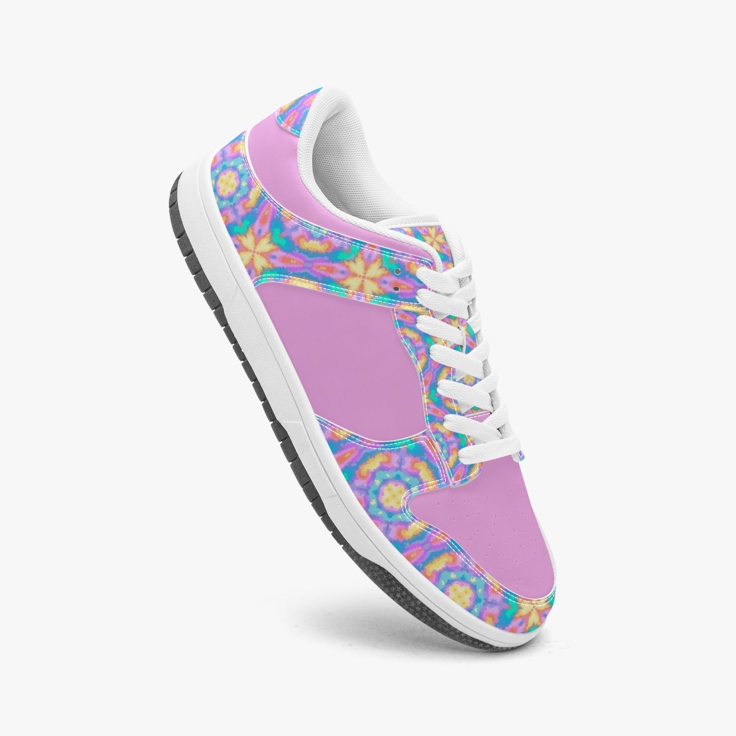 Psychedelic Kaleidoscope   |   Kawa Low Top Leather Sneakers