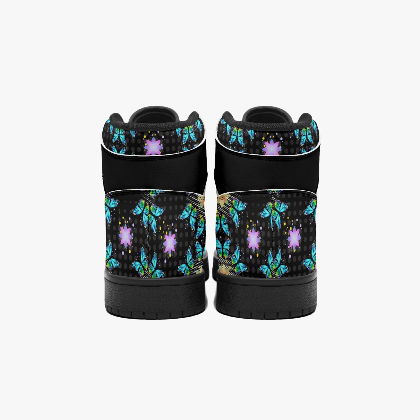 Butterfly Mandalas   |   Takai High Top Leather Sneakers