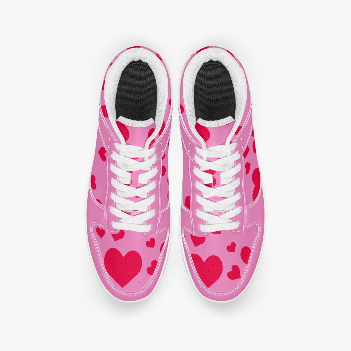 Floating Hearts   |   Kawa Low Top Leather Sneakers