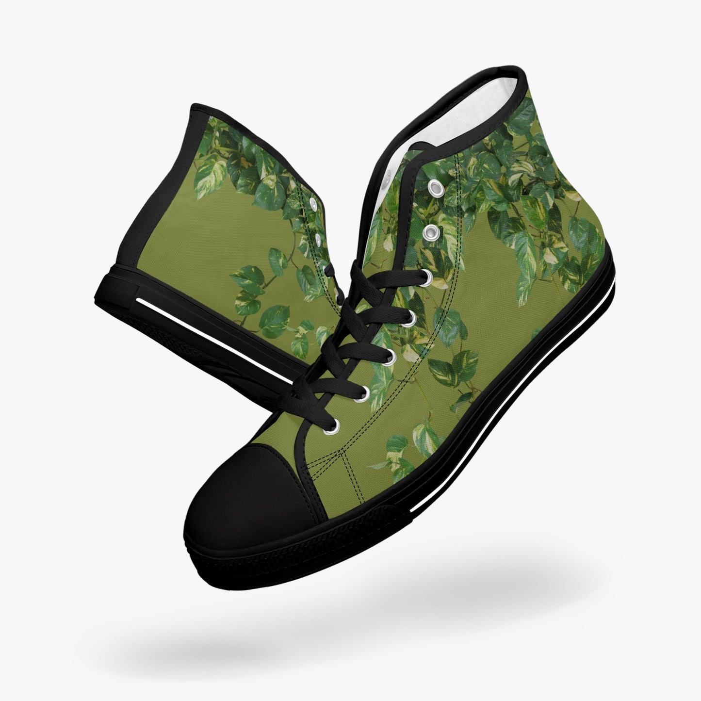 Pothos   |   High-Top Canvas Sneakers