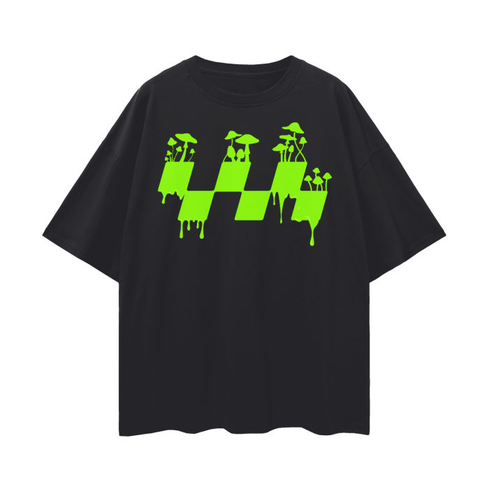 Face Melting Mushrooms   |   Oversize Deep Drop Shoulder T-Shirt