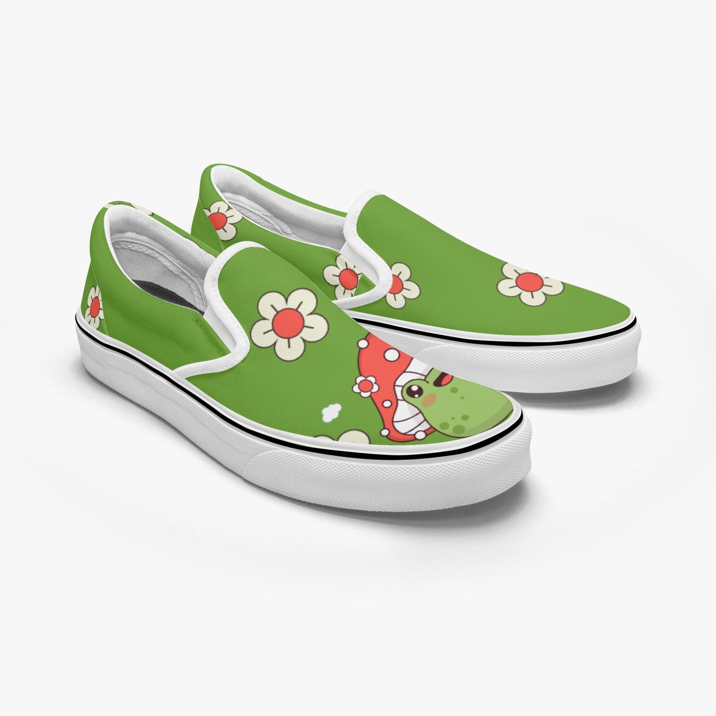 Froggy Fresh   |   Slip-On Canvas Shoes