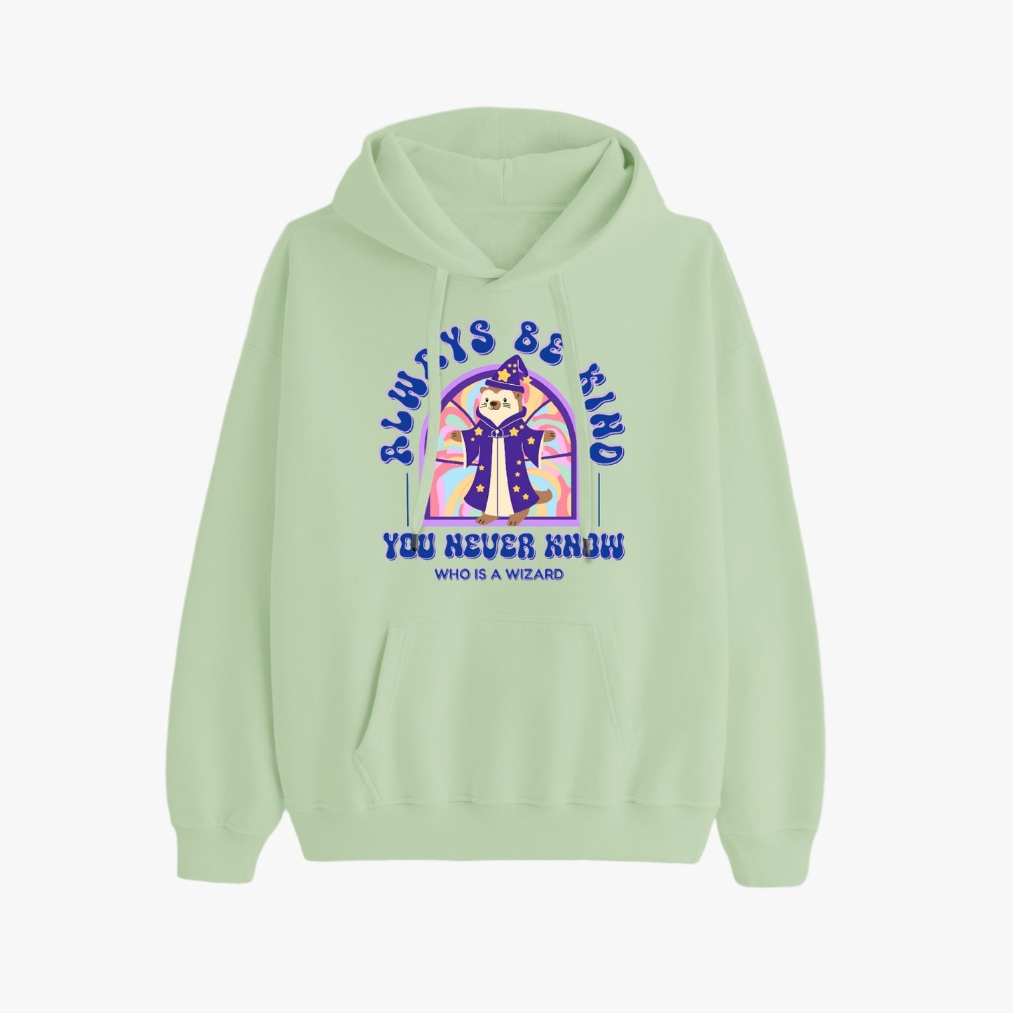 Always Be Kind, You Never Know Who Is a Wizard   |   Unisex Adult Pullover Hoodie