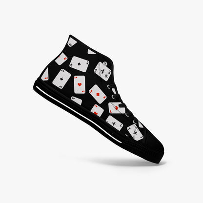 Playing Cards   |   High-Top Canvas Shoes