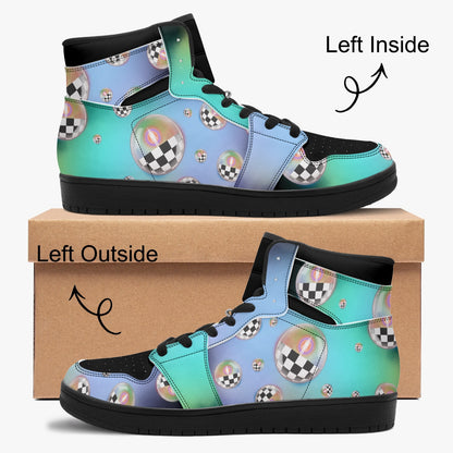 Infinite You (Surreal, Psychedelic Art)   | Takai High Top Leather Sneakers