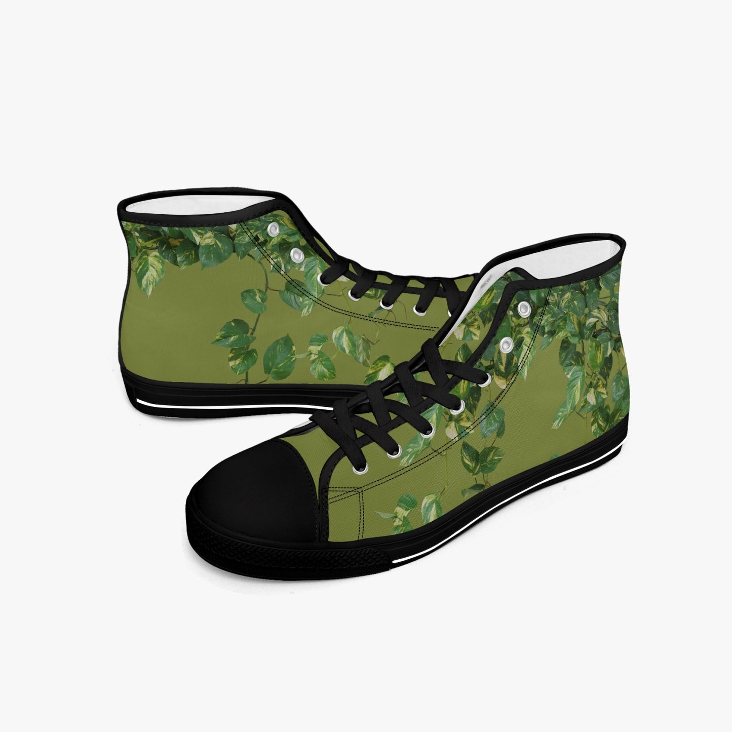 Pothos   |   High-Top Canvas Sneakers