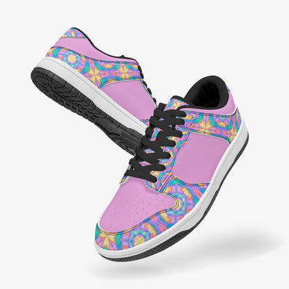 Psychedelic Kaleidoscope   |   Kawa Low Top Leather Sneakers