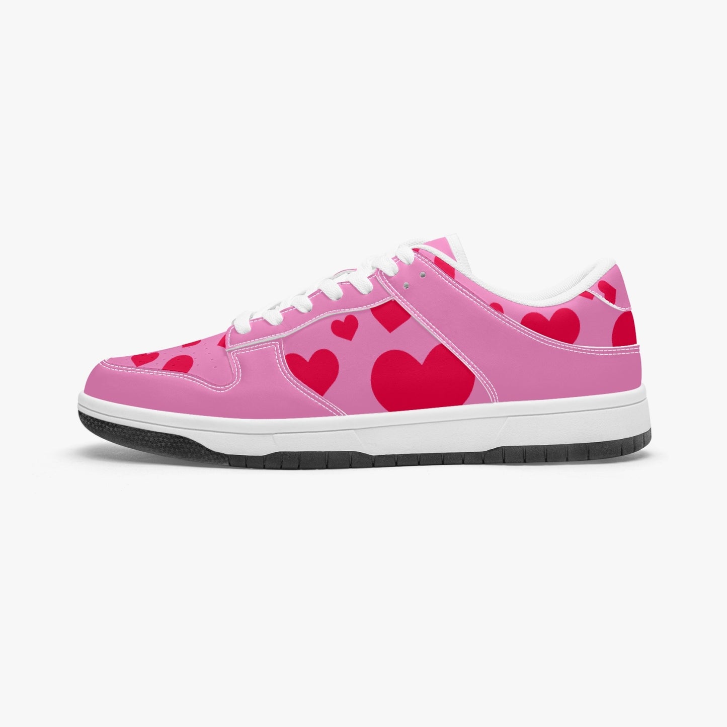 Floating Hearts   |   Kawa Low Top Leather Sneakers