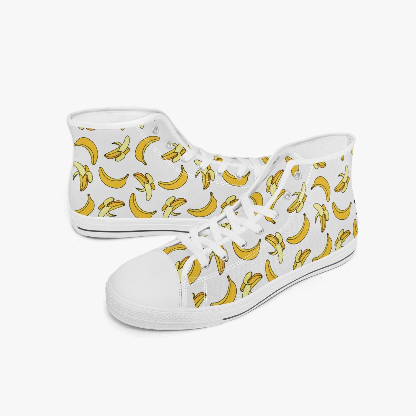 Banana   |   High-Top Canvas Shoes