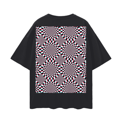 FOCUS (Optical Illusion)   |   Oversize Deep Drop Shoulder T-Shirt