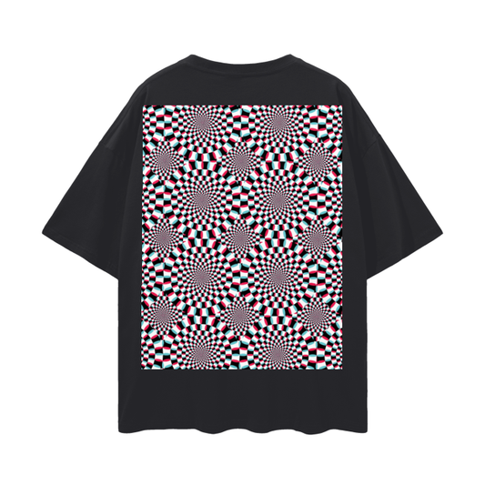 FOCUS (Optical Illusion)   |   Oversize Deep Drop Shoulder T-Shirt