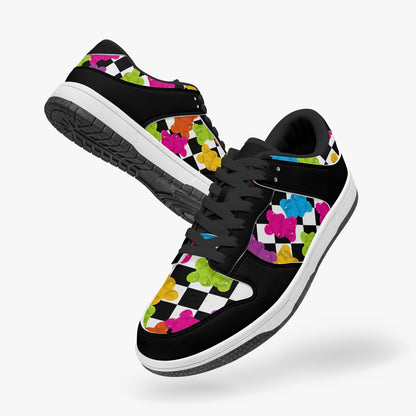 Checkered Gummy Bears   |   Kawa Low-Top Leather Sneakers