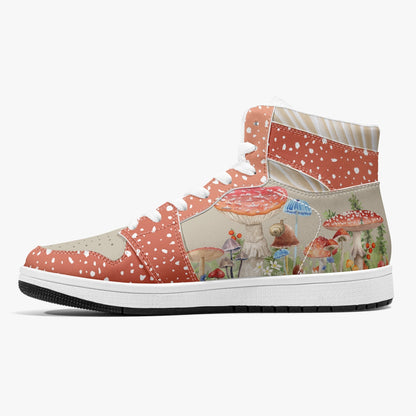 Amanita Muscaria    |   Takai High-Top Leather Sneakers