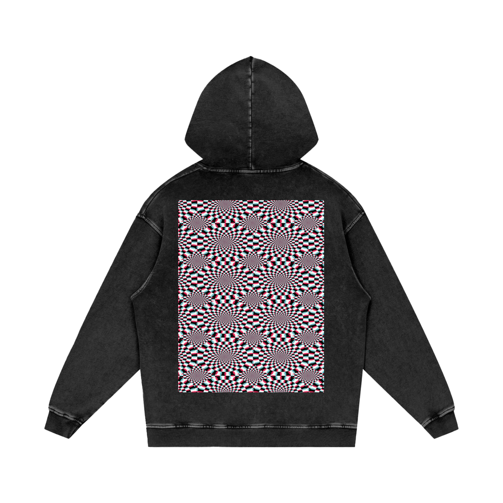 FOCUS (Trippy Optical Illusions)   |   Acid Wash Oversize Hoodie