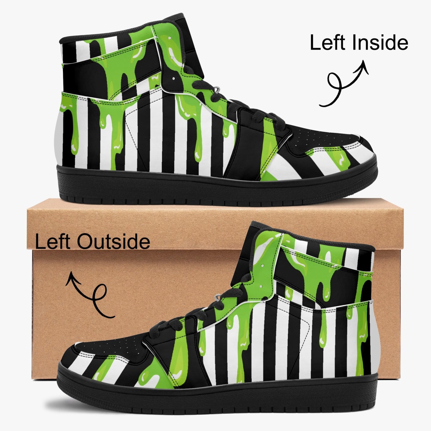 Slimed   |   Takai High Top Sneakers