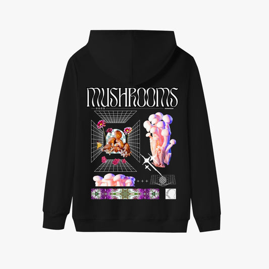 Plants of Mind & Spirt: Mushrooms   |    Unisex Adult Pullover Hoodie