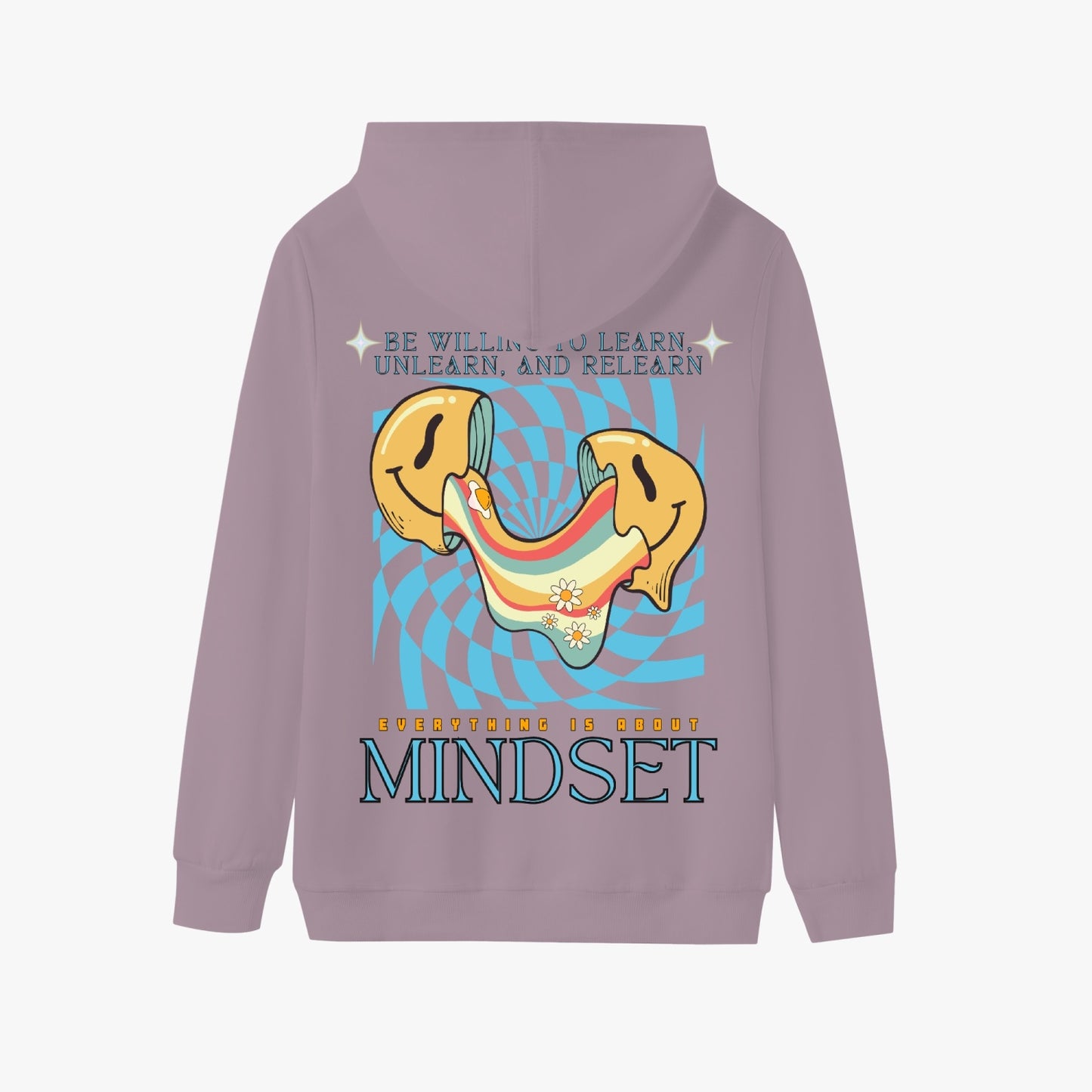 Be Willing to Learn, Unlearn, & Relearn Everything is About Mindset   |   Unisex Adult Pullover Hoodie