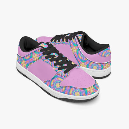 Psychedelic Kaleidoscope   |   Kawa Low Top Leather Sneakers