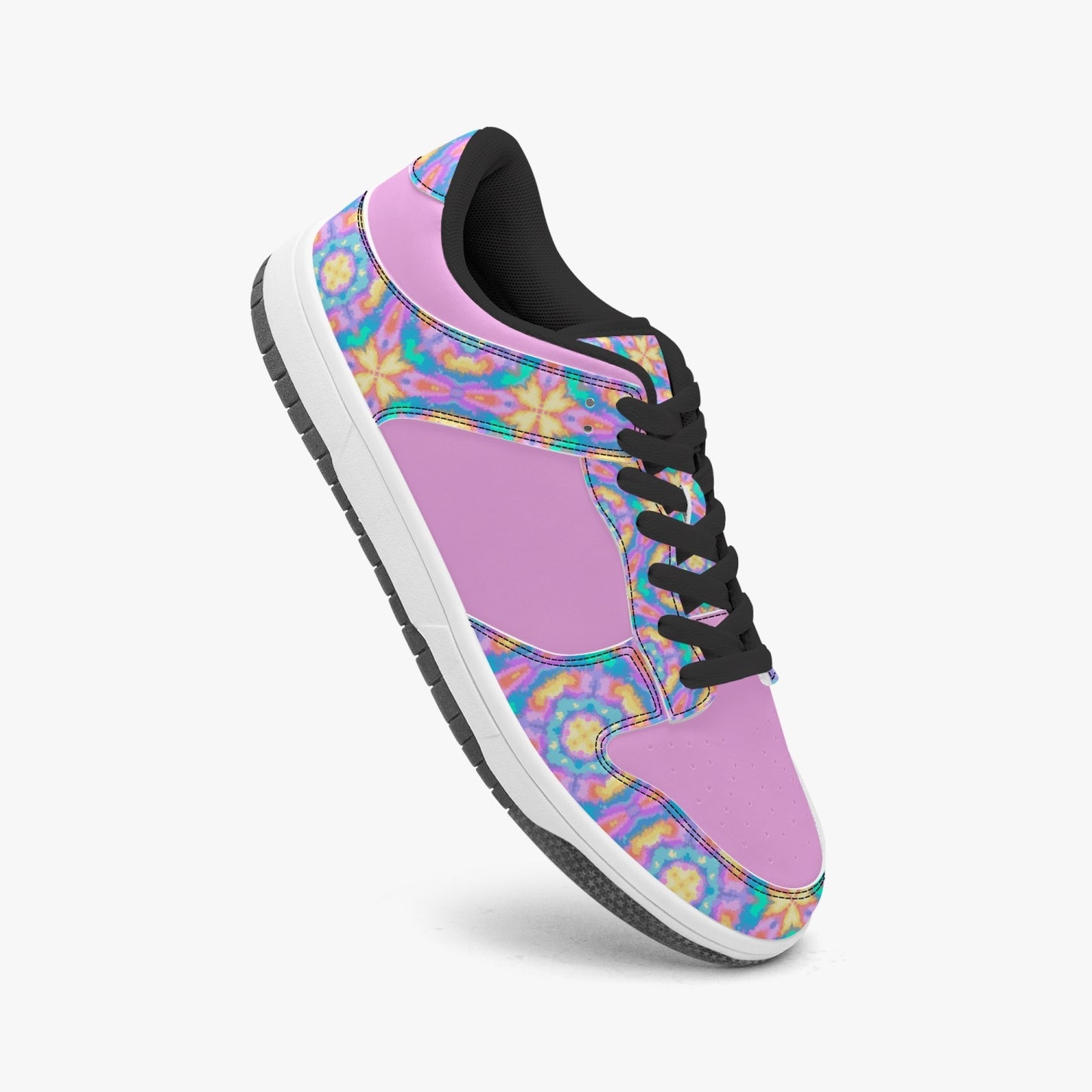 Psychedelic Kaleidoscope   |   Kawa Low Top Leather Sneakers