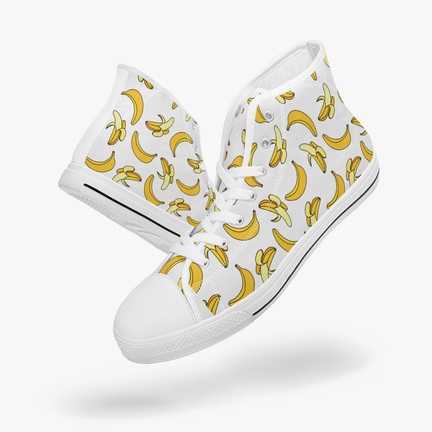 Banana   |   High-Top Canvas Shoes