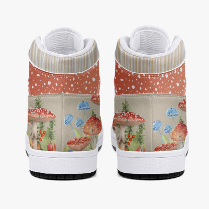 Amanita Muscaria    |   Takai High-Top Leather Sneakers