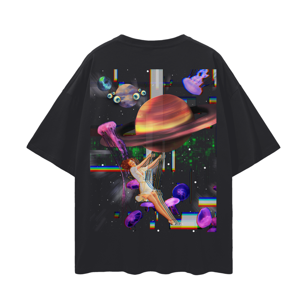 Will You Take the Red Pill or Blue Pill?   |   Oversize Deep Drop Shoulder Tee