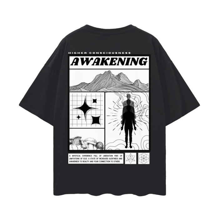 Higher Consciousness   |   Oversize Deep Drop Shoulder T-Shirt