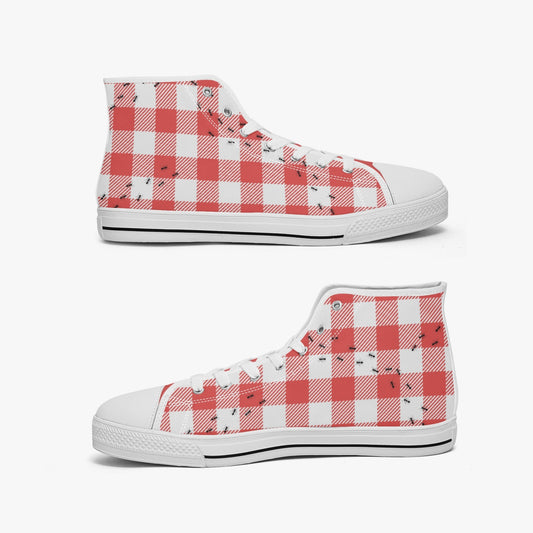 Picnic Visit    |   High-Top Canvas Shoes