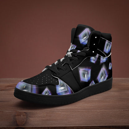 Our True Destiny is Within Ourselves   (Psychedelic, Surreal Art)   |    Takai High Top Leather Sneakers