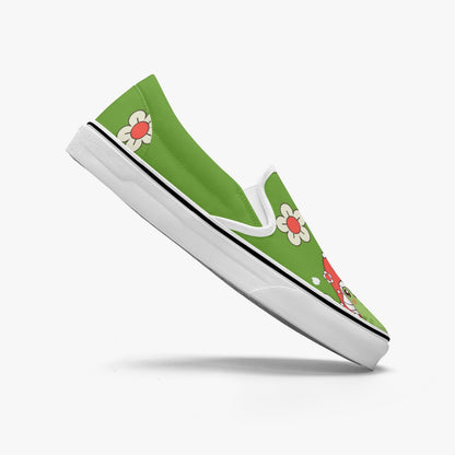 Froggy Fresh   |   Slip-On Canvas Shoes