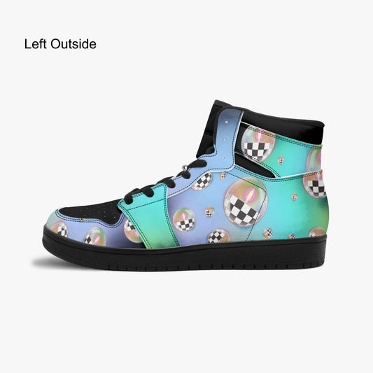 Infinite You (Surreal, Psychedelic Art)   | Takai High Top Leather Sneakers