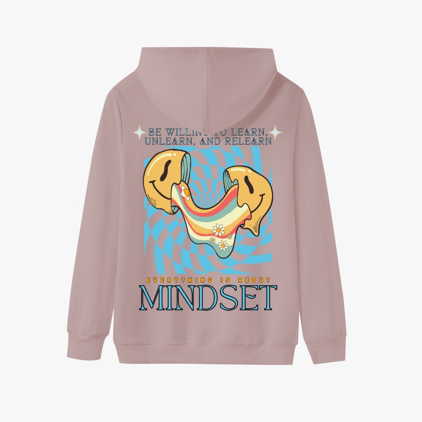 Be Willing to Learn, Unlearn, & Relearn Everything is About Mindset   |   Unisex Adult Pullover Hoodie