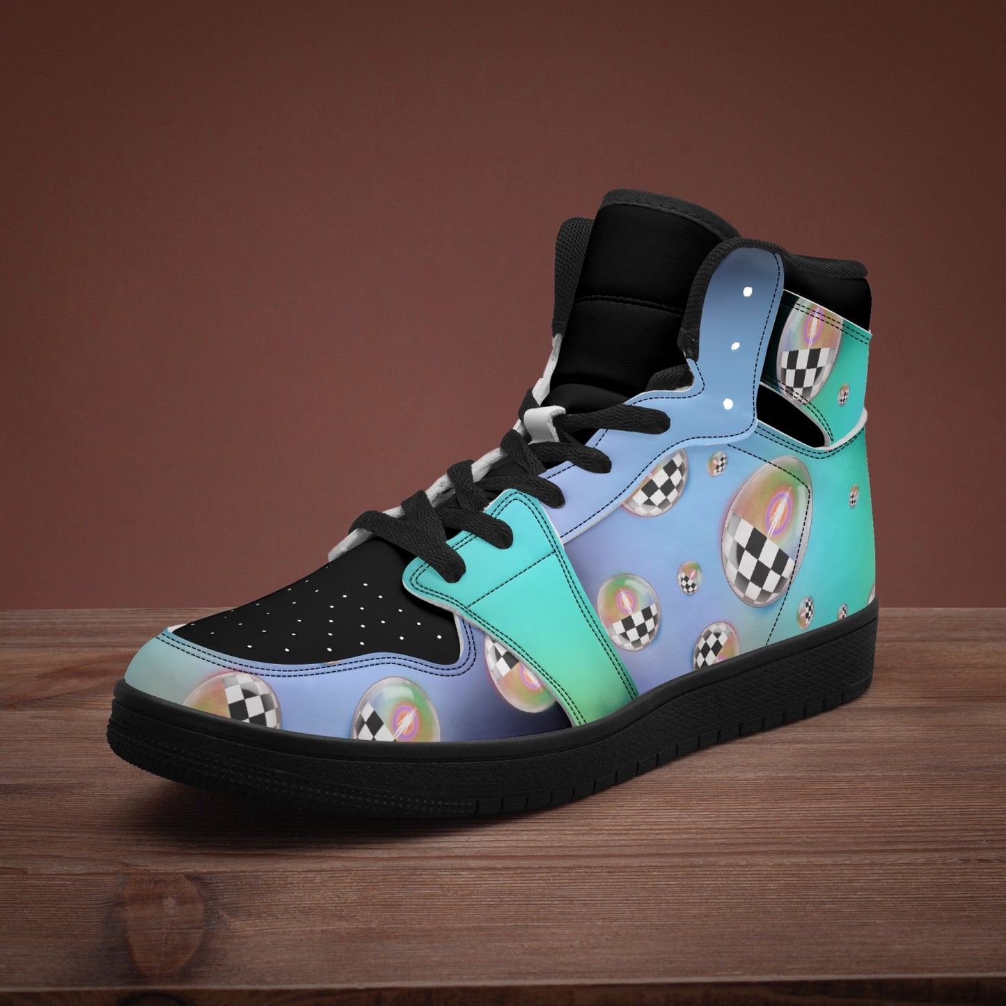 Infinite You (Surreal, Psychedelic Art)   | Takai High Top Leather Sneakers