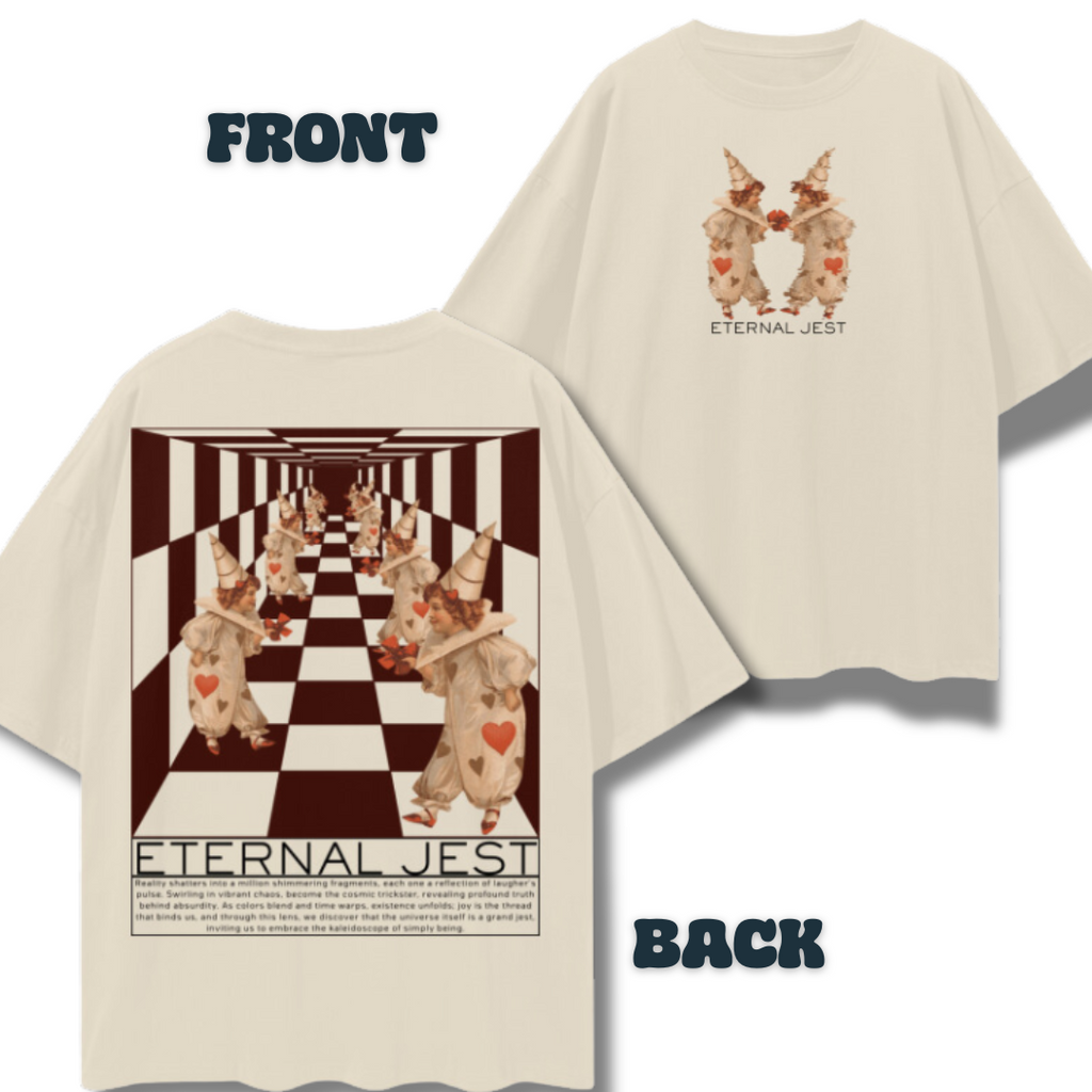 The Eternal Jest   |   Oversize Deep Drop Shoulder T-Shirt