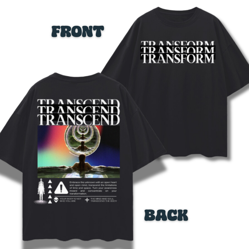 Transform & Transcend   |   Oversize Deep Drop Shoulder T-Shirt
